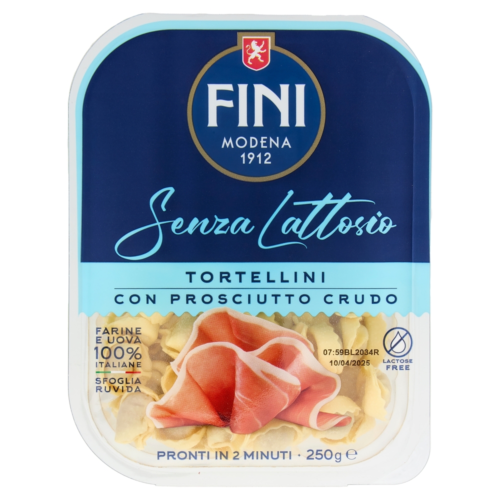 Fini Senza Lattosio Tortellini con Prosciutto Crudo 250 g